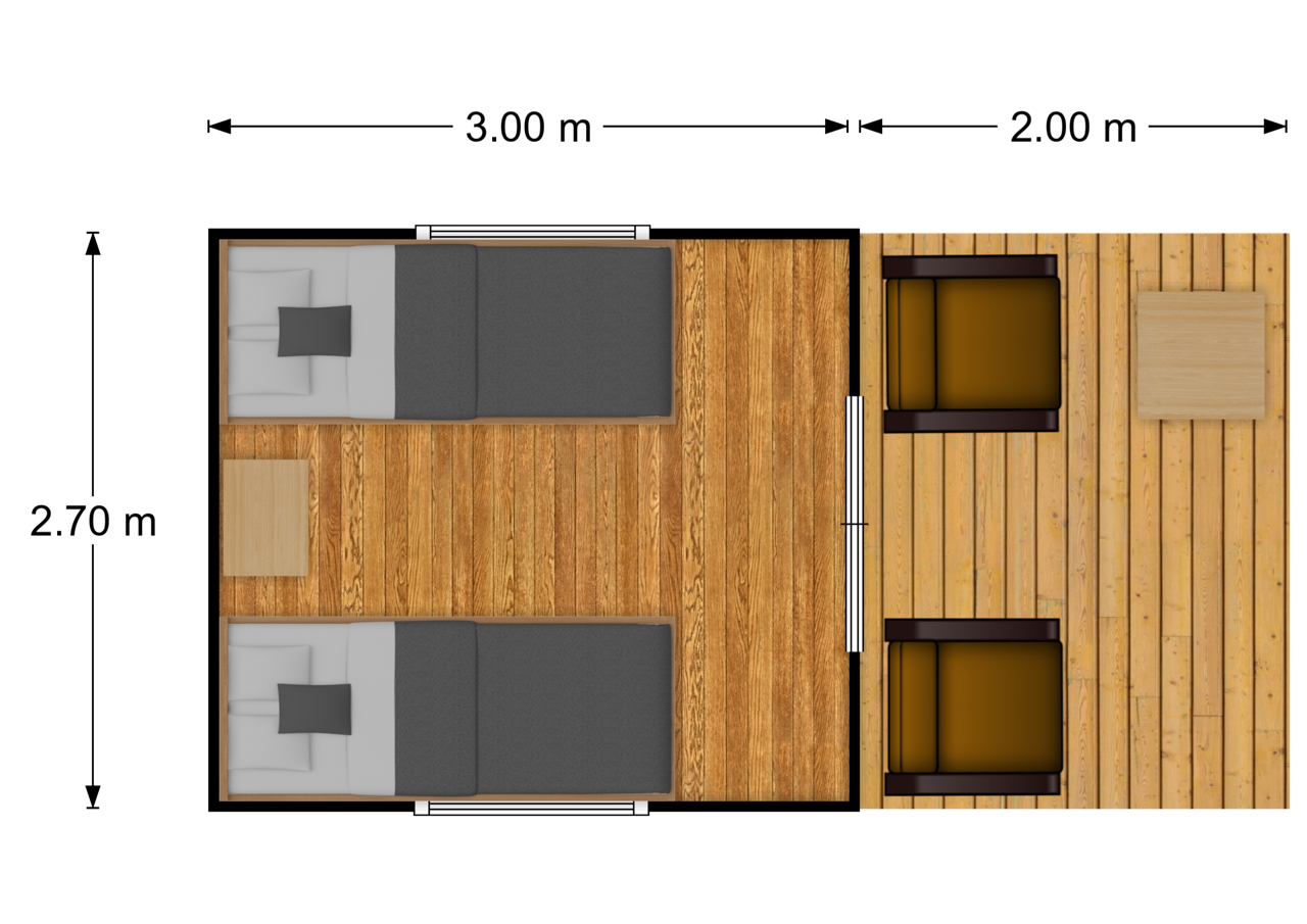 Floorplan Wood Lodge Junior