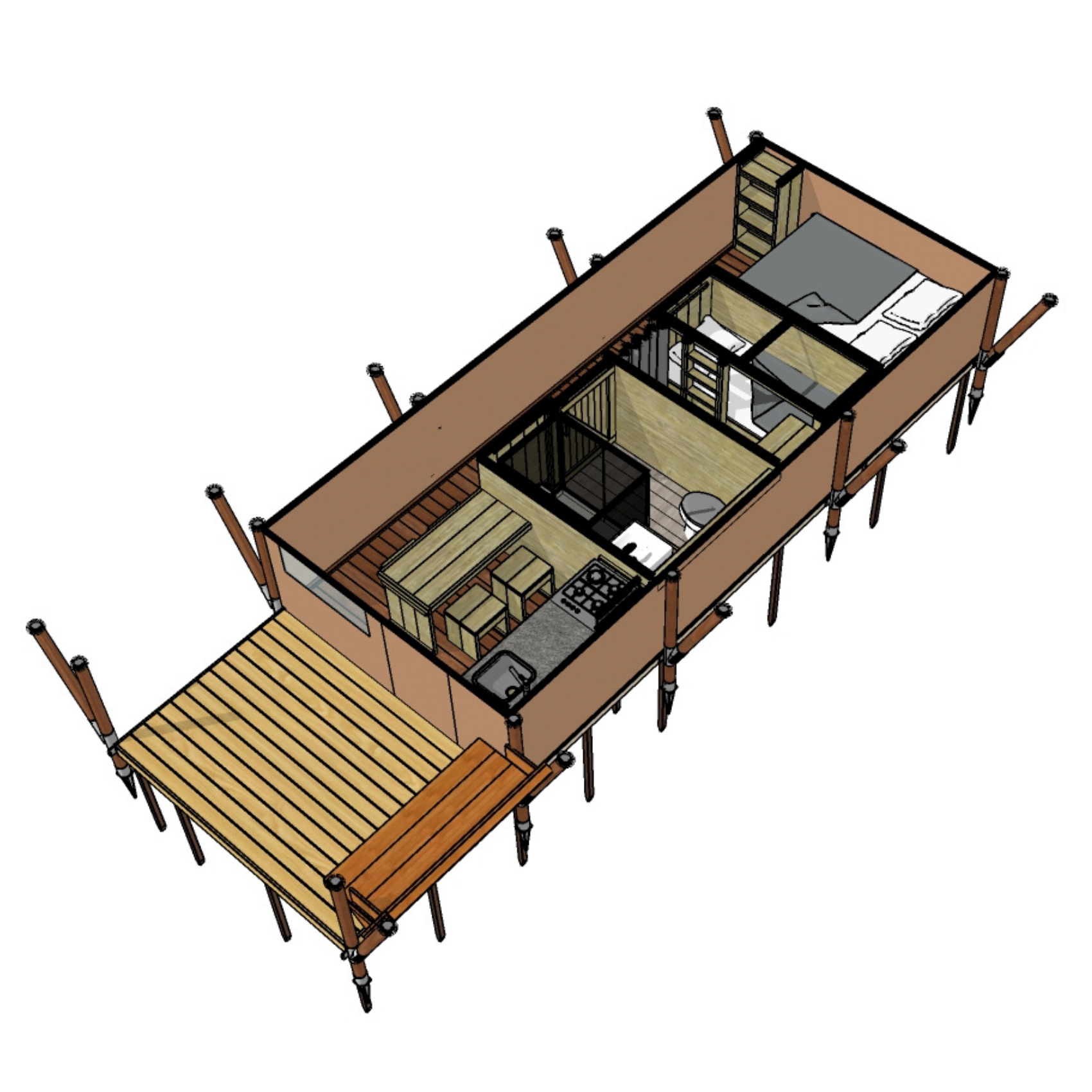Modèle 3D Tente Junior 21
